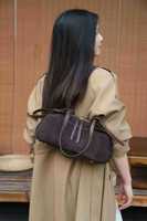 Sac à main de luxe en daim rétro de haute qualité pour femme, sac sous le bras de créateur à la mode, sacs à bandoulière grande capacité en gros
