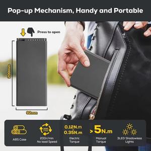 Kit de tournevis électrique de précision certifié CE 68 en 1 pour la réparation de téléphones portables et d'ordinateurs portables, destiné aux entreprises de réparation et aux fournisseurs en gros - Product Image 5