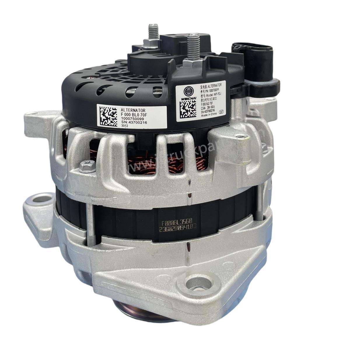 Weichai Alternator 612600090353 - Best Selling Spare Part