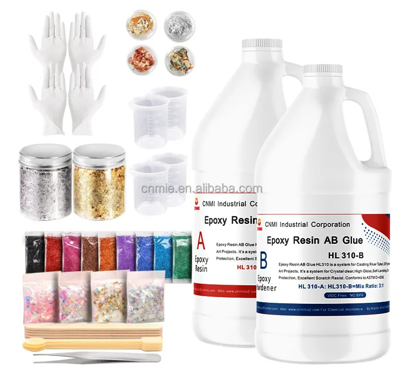 CNMI Bộ Dụng Cụ Nhựa Epoxy Bán Chạy Trên Amazon Để Tự Làm Đồ Trang Sức Nhựa Epoxy Epoxy Nhựa Resin Gỗ Và Chất Làm Cứng