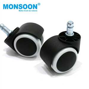 कस्टम कार्यालय फर्नीचर चेयर कैस्टर पहियों के लिए सीपीयू पारदर्शी 3 इंच धातु रोलर ब्लेड चेयर कैस्टर व्हील - Product Image 5