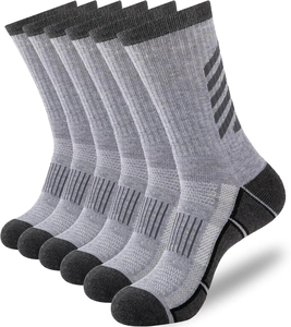 Men Custom Logo Crew Compression <b>Running</b> <b>Socks</b> – Coolmax Digital Printing Summer Cotton Cushion Bottom for Football - Product Image 6
