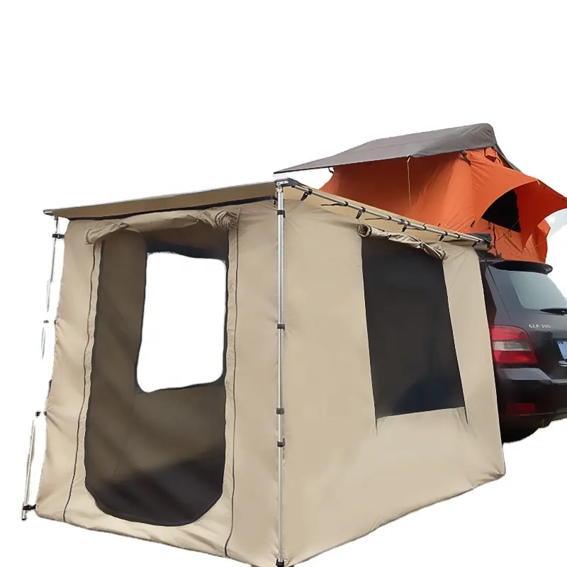 4X4 Offroad araba Tende De kamp tente için araba kılıfı üst yan tente katlanabilir