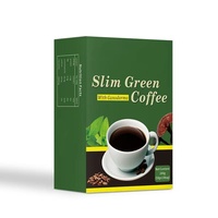 OEM ODM Poudre de boisson solide minceur au café vert et au Ganoderma - 10g * 10 sachets Complément alimentaire pour la gestion du poids