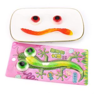 Gomitas con Forma <span class=keywords><strong>de</strong></span> Ojos <span class=keywords><strong>de</strong></span> Lagarto, Gomitas con Forma <span class=keywords><strong>de</strong></span> <span class=keywords><strong>Serpiente</strong></span> Pequeña, Dulces <span class=keywords><strong>de</strong></span> Goma con Sabor a Frutas en Caja - Product Image 4