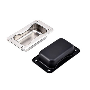 Mwre Embedded Handle 304 Stainless Steel Black Brushed Finish Industrial Automation Aviation Machine Tool A-1892-2-A - Product Image 3