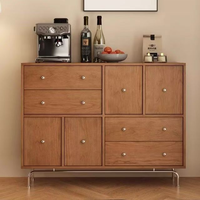 Commode moderne en bois massif à 7 tiroirs, armoire de rangement contemporaine, montage facile pour chambre d'hôtel, salon