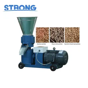 Small Home Use Poultry Feed Manufacturing Pellet Animal Feed Processing Machines Corn Straw Pelletizer Poultry feed machine