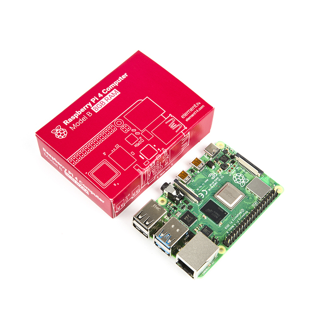New Arrival Raspberry Pi 4 Model B 8gb Ram 1.2 Version Bcm2711 Quad Core Cortex-a72 Arm V8 1.5ghz 64-bit Os