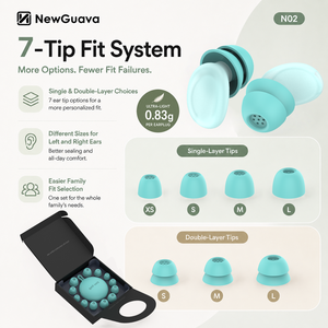 Bouchons d'oreilles pour enfants, sommeil paisible, ajustement confortable et compact, réutilisables, réduction du bruit, pour l'école, les voyages et le sommeil sur le <span class=keywords><strong>côté</strong></span> - Product Image 3