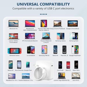 Ayklczuu Bộ chuyển đổi nguồn USB-C DC 61W dành cho máy tính xách tay <span class=keywords><strong>MacBook</strong></span> Pro 13/12 inch & <span class=keywords><strong>MacBook</strong></span> <span class=keywords><strong>Air</strong></span> 13/12 inch hoàn toàn mới - Product Image 3