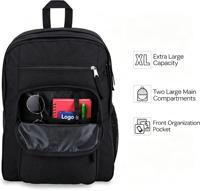Sac à dos pour ordinateur portable 34L en polyester léger et résistant à l'usure, avec compartiment pour ordinateur portable 15 pouces, idéal pour étudiants, activités de plein air et usage quotidien, vente en gros, personnalisation du LOGO