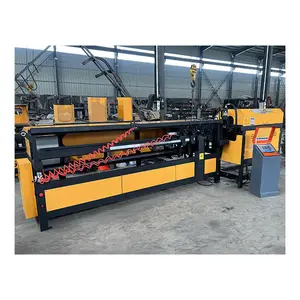 52kw Automatic Steel Bar Straightening Hoop Bending And Cutting Machine CNC Rebar Stirrup Bend Cut Integrated Device