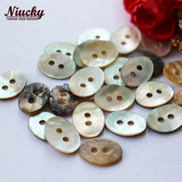 Pasokan Pabrik Kancing Oval 2 Lubang 20L 12.4mm dari Cangkang Akoya Alami, Model Lace Flatback, Stok Premium Terpilih untuk Blus, Gaun, Kemeja, Harga Terjangkau