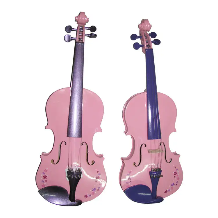 HUASHENG Violín eléctrico de tamaño completo 4/4 3/4 2/4 1/4 OEM ODM Colores Instrumento de violín para principiantes niños adultos