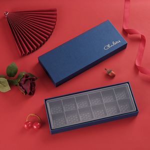 Boîte à chocolat personnalisée en carton de luxe pour 12, 16 ou 25 pièces, emballage alimentaire, emballage de bonbons, boîte cadeau en papier - Product Image 2