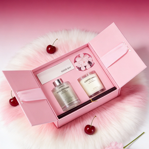 <span class=keywords><strong>Bougie</strong></span> parfumée rose de luxe, diffuseur d'ambiance en plâtre, coffret cadeau d'huiles essentielles de luxe pour la Saint-Valentin - Product Image 1