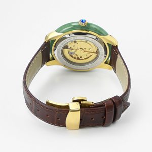 Reloj de Jade de Lujo para Hombre, Movimiento Automático, Esfera de Jade Verde Genuino, Resistente al Agua 50M, Reloj de Pulsera Ejecutivo - Product Image 3