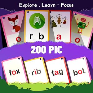 100 cartes flash CVC pour enfants, cartes flash CVC épaisses et réutilisables, cartes <span class=keywords><strong>de</strong></span> <span class=keywords><strong>lecture</strong></span> préscolaire et cartes <span class=keywords><strong>de</strong></span> mots à orthographier - Product Image 6