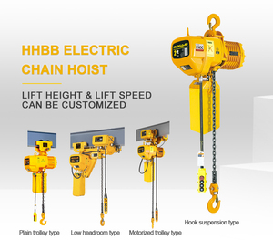 3-fase Elektrische Kettingtakel Met Ce-Certificeringsspanning 220V 380V Enkele Snelheid Haak Vast <span class=keywords><strong>Type</strong></span> Elektrische Takel - Product Image 3