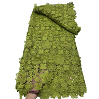 NI.AI Nouvelle Arrivée Tissu en Dentelle Brodé de Strass Floraux de Luxe pour Robes de Mariage et de Soirée Africaines Nigérianes Asoebi