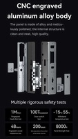 Glomarket Caméra Wi-Fi automatique Reconnaissance faciale 3D Serrure de porte intelligente numérique Tuya pour porte en bois