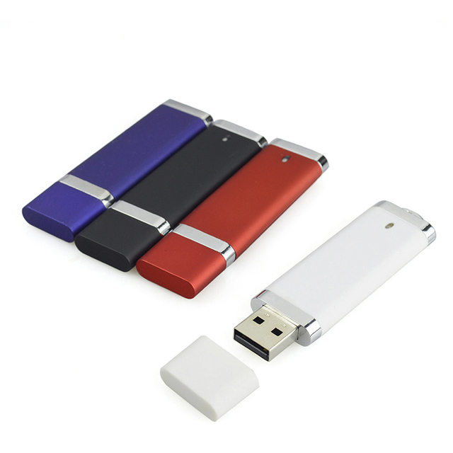Lighter-Shaped Plastic USB 2.0 Flash Drives 16GB Pendrive 100% Real Capacity Custom 32GB/64GB USB Flash Drive 5-Year Warranty
