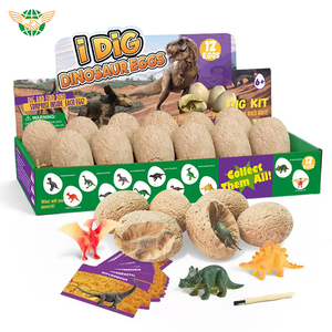 Jouets éducatifs <span class=keywords><strong>de</strong></span> dinosaures Kit <span class=keywords><strong>d</strong></span>'excavation 12 œufs <span class=keywords><strong>de</strong></span> dinosaures Kit <span class=keywords><strong>de</strong></span> fouille pour enfants - Product Image 1