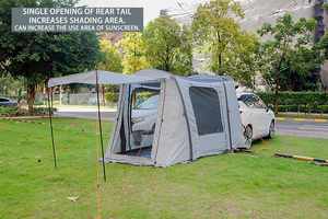 Tente de camping extérieure pour hayon de SUV, tente de garage familiale quatre saisons en tissu Oxford, type à armature droite, pliable et portable - Product Image 4