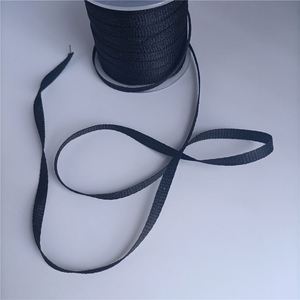 Ruban tissé en polyester 100% écologique de 5 mm noir pour la vente en gros aux fournisseurs - Product Image 2