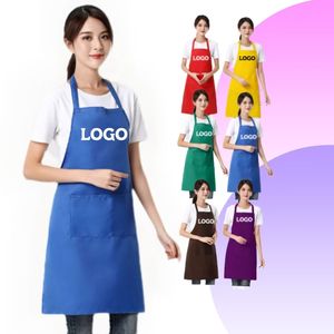 Prix bon marché Tabliers <span class=keywords><strong>de</strong></span> travail en polyester Tabliers <span class=keywords><strong>de</strong></span> cuisine Cuisine Tabliers <span class=keywords><strong>de</strong></span> serveuse personnalisés pour salons <span class=keywords><strong>de</strong></span> manucure et barbiers - Product Image 2