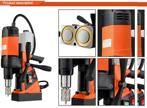 Taladro Magnético Portátil, Máquina de Ingeniería, Taladradora Automática de Placas con Absorción Magnética, Taladro Magnético Pequeño - Product Image 3