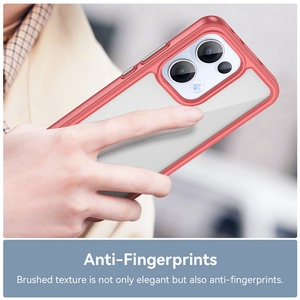 Coque de téléphone Slim Armor pour Oppo Reno 13 Pro 13F, couleur créative, rigide et transparente, avec bouton en métal, pour pare-chocs - Product Image 4