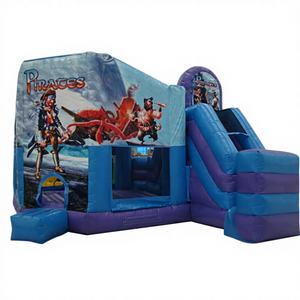 Château gonflable en PVC combiné pour usage commercial en extérieur - Product Image 1