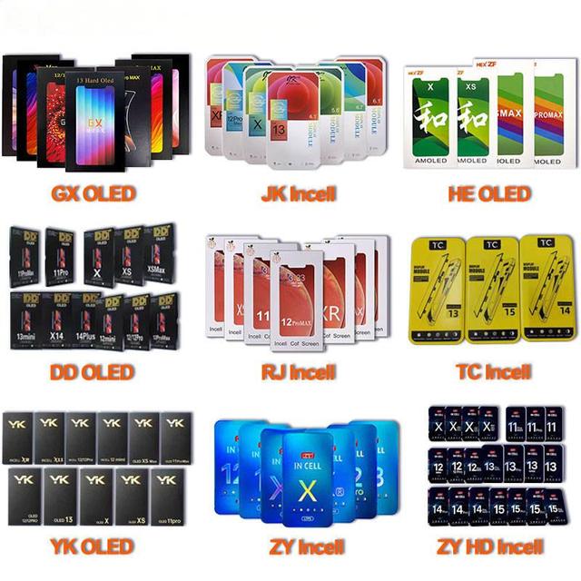 Oled LCD for iphone 11 Pro Max Lcd Displays Gx for iphone X Xs Xr 11pro 12 Pro Max 13 15 Plus 14 16 Pro Screen Incell for iphone
