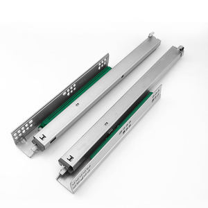 Roeasy 3 Fold Amortiguador Cesta Cajones Canal Empuje para Abrir Rieles Telescópicos Ocultos Cierre Suave Undermount Cajón Oculto Deslizante - Product Image 3