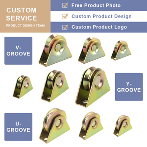 Kit di ferramenta <span class=keywords><strong>per</strong></span> ruote <span class=keywords><strong>per</strong></span> cancelli scorrevoli, ruote a U/V/Y <span class=keywords><strong>per</strong></span> cancelli scorrevoli/pulegge <span class=keywords><strong>per</strong></span> porte - Product Image 3