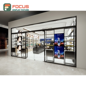 Factory Direct Boutique Store <b>Led</b> <b>Lighting</b> Wall Shelving Layout Design Beauty Retail Design - Product Image 2