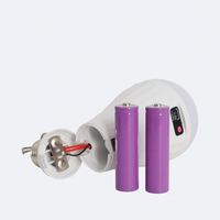 Lampe de secours et lampe torche LED AC avec télécommande, culot E27, ampoule de secours en plastique, 6500K, angle de faisceau de 360° pour usage résidentiel