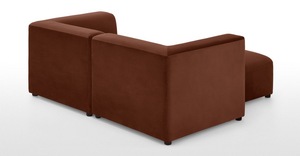 Proyecto de muebles a juego para estudiantes, residencia juvenil, Hotel <span class=keywords><strong>Express</strong></span>, casa de huéspedes, pequeño sofá Modular de terciopelo - Product Image 2