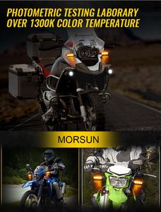 Luces <span class=keywords><strong>Intermitentes</strong></span> <span class=keywords><strong>LED</strong></span> para Motocicleta con Aprobación E-Mark, Luces de Giro Ámbar para Yamaha MT01 MT07 MT09 - Product Image 6