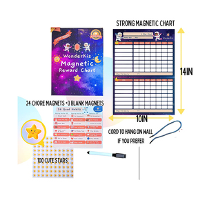 Tabla de Tareas Magnética de Recompensas para Niños, Diseño Personalizado de Responsabilidades y Comportamiento Semanal y Mensual - Product Image 3