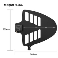Amplificateur d'antenne de distribution de signal 16 canaux Biner D3 Professional pour système de microphone sans fil