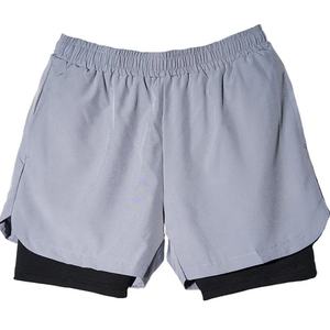 Pantalons de sport à taille élastique avec logo personnalisé, pantalons de gym, shorts de course, de boxe, de fitness, de compression avec cordon de serrage - Product Image 6