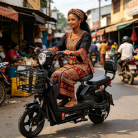 Trottinette électrique pour adultes à bas prix, plusieurs couleurs au choix, batterie au plomb-acide 48V, utilisation en ville, deux places, autonomie de 25-35 km, vitesse de 25 km/h