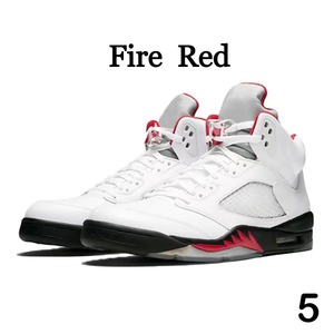 Classic Retro 5s Basketball Shoes Multi Color <b>Fire</b> Red Black Metallic Casual Kicks Wholesale Bulk Fast Delivery - Product Image 3
