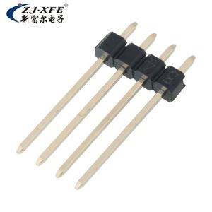 ขั้วต่อพินเฮดเดอร์คุณภาพดี ระยะห่าง 2.54 มม. แถวเดียว แบบตรง DIP 2-40 พิน - Product Image 3