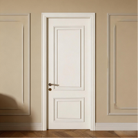 Puerta Insonorizada de MDF para Contenedores, Panel de Madera Francés, 48dB, Núcleo Anti-Grietas, Manijas y Cerraduras Incluidas