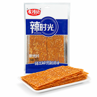 Bâtonnets de collation chinois épicés Youlajin classiques faits à la main, de haute qualité, semi-mous, en céréales, 80g, sachet personnalisable