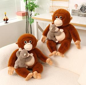 Creativo Peluche de Gorila Mamá y Bebé Mono de 60 cm con Brazos Largos y Relleno de Algodón PP - Product Image 4